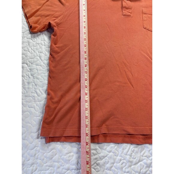 Levis Men’s Peach Orange Collared Pocket Polo 100% Cotton size XL - Picture 4 of 5